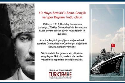 19 Mayıs Atatürk' ü ;Anma Gençlik ve Spor Bayramı Kutlu Olsun.