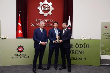 Arçelik’e İstanbul Sanayi Odası’ndan ‘İnovatif Çevre Dostu Ürün’ Ödülü