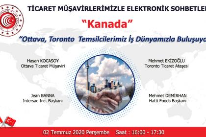 Ticaret Müşavirlerimizle Elektronik Sohbetler-Kanada