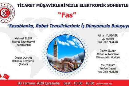 Ticaret Müşavirlerimizle Elektronik Sohbetler-Fas