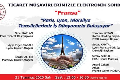 Ticaret Müşavirlerimizle Elektronik Sohbetler-Fransa