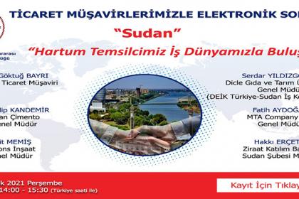 Ticaret Müşavirlerimizle Elektronik Sohbetler-Sudan