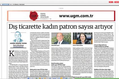 Dış Ticarette Kadın Patron Sayısı Artıyor