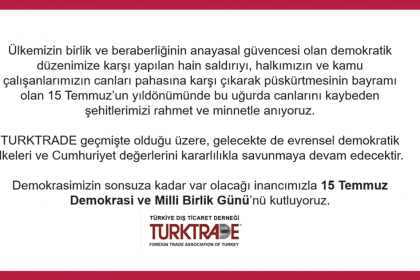 15 Temmuz Demokrasi ve Milli Birlik Günü