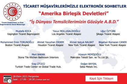 Ticaret Müşavirlerimizle Elektronik Sohbetler- Amerika Birleşik Devletleri