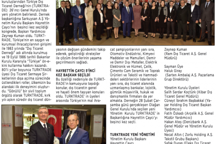 TURKTRADE' in yeni Yönetimi tamam./ Gebze Gazetesi