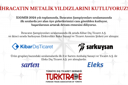 İHRACATIN METALİK YILDIZLARINI KUTLUYORUZ!