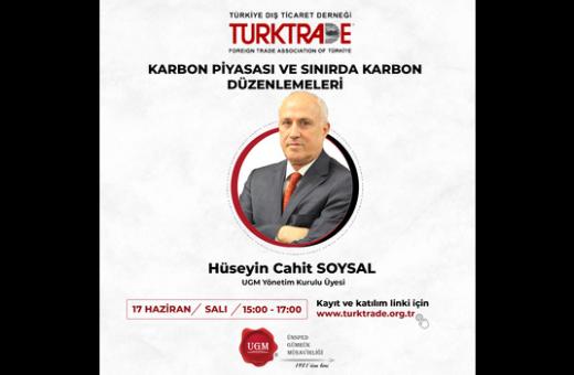 17 HAZİRAN SALI GÜNÜ 15.00'te, ÜNSPED YÖNETİM KURULU ÜYESİ SAYIN H.CAHİT SOYSAL'IN SUNUMUYLA 